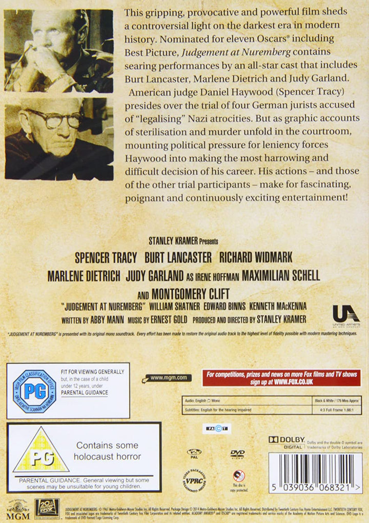 Jugement à Nuremberg [DVD]