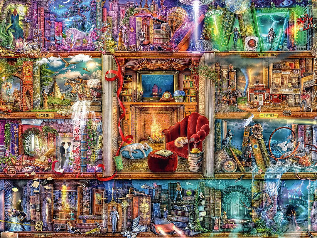 Ravensburger Aimee Stewart The Grand Library 1500 Piece Jigsaw Puzzle for Adults