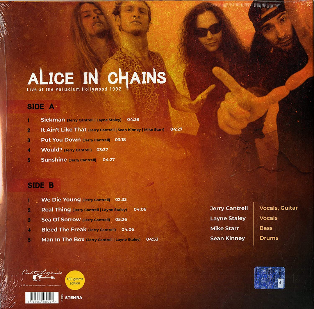 Alice In Chains - Best of Live at the Palladium Hollywood [VINYL]