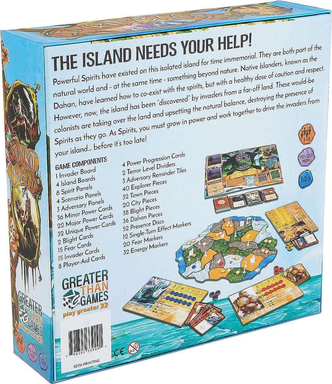 Greater Than Games Spirit Island Board Game