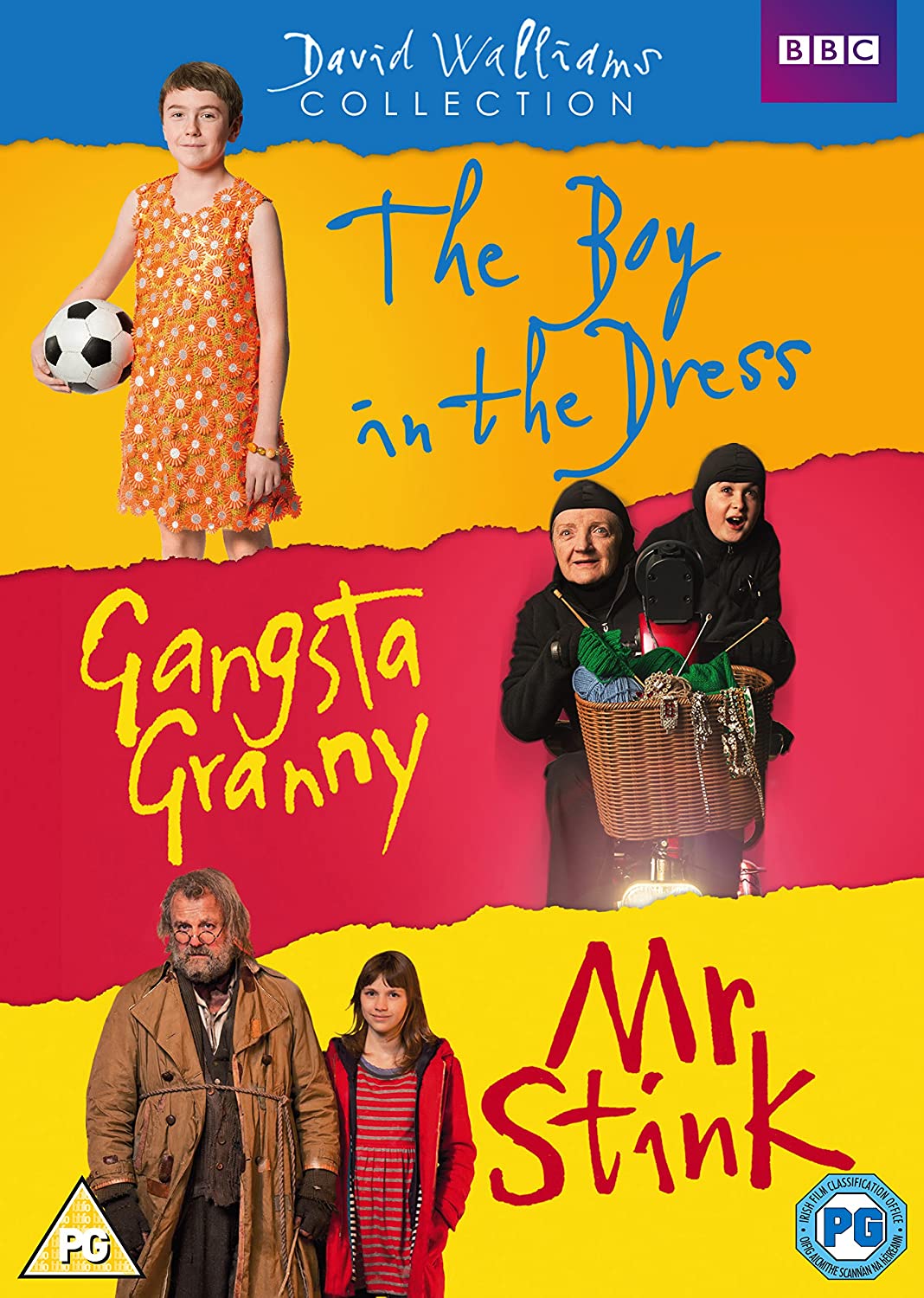 David Walliams Collection: The Boy in the Dress / Gangsta Granny / Mr Stink [DVD