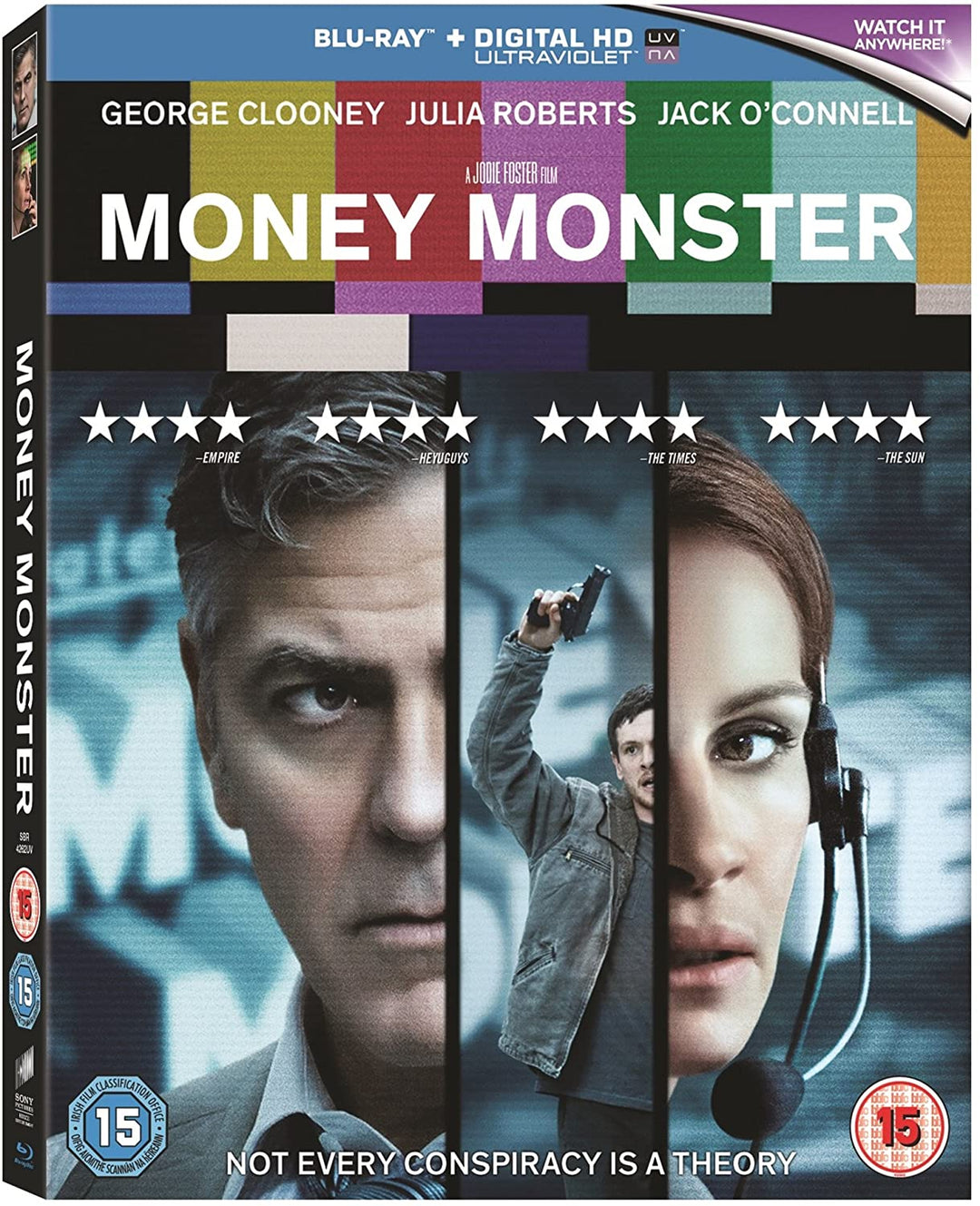 Money Monster [2016] [Region Free] - Thriller/Drama [Blu-Ray]