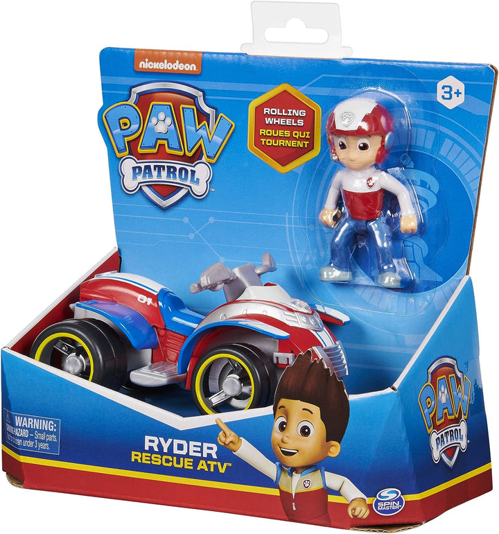 PAW Patrol Ryder’s Rescue ATV Vehicle with Collectible Figure, for Kids