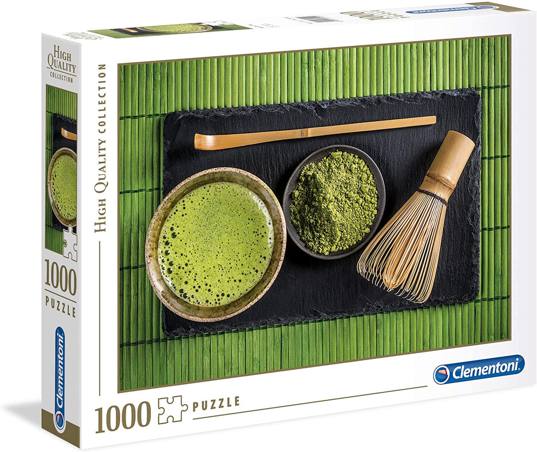 Clementoni - 39522 - Collection Puzzle - Matcha Tea - 1000 pieces - Made in Italy - Jigsaw Puzzles for Adult