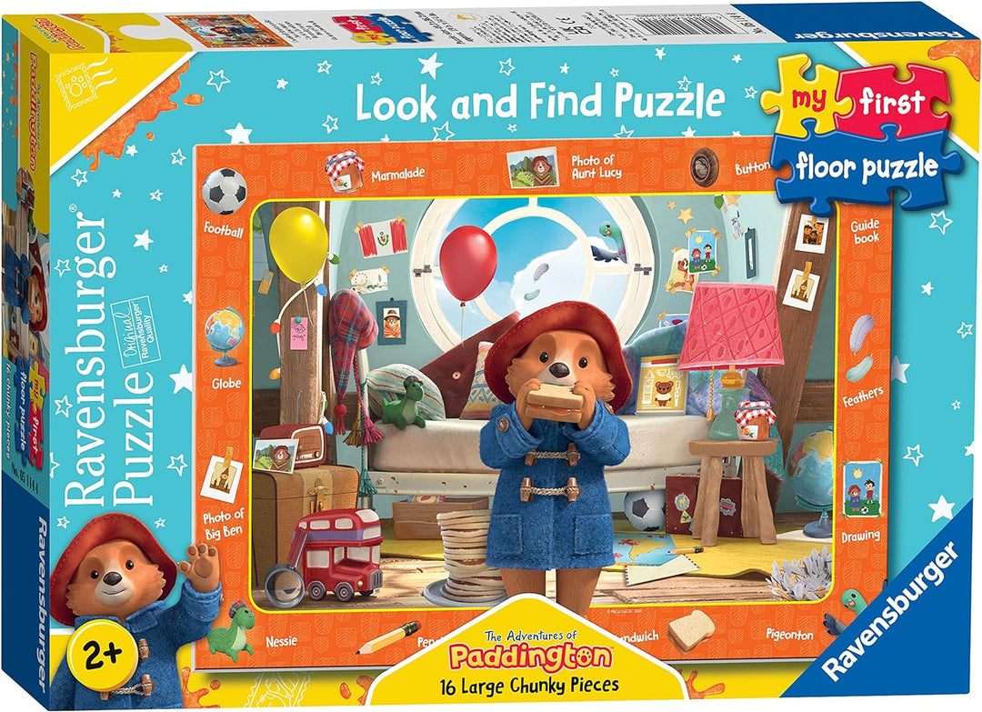 Ravensburger The Adventures of Paddington - My First Floor Puzzle - 16 Piece Jigsaw Puzzles for Kids