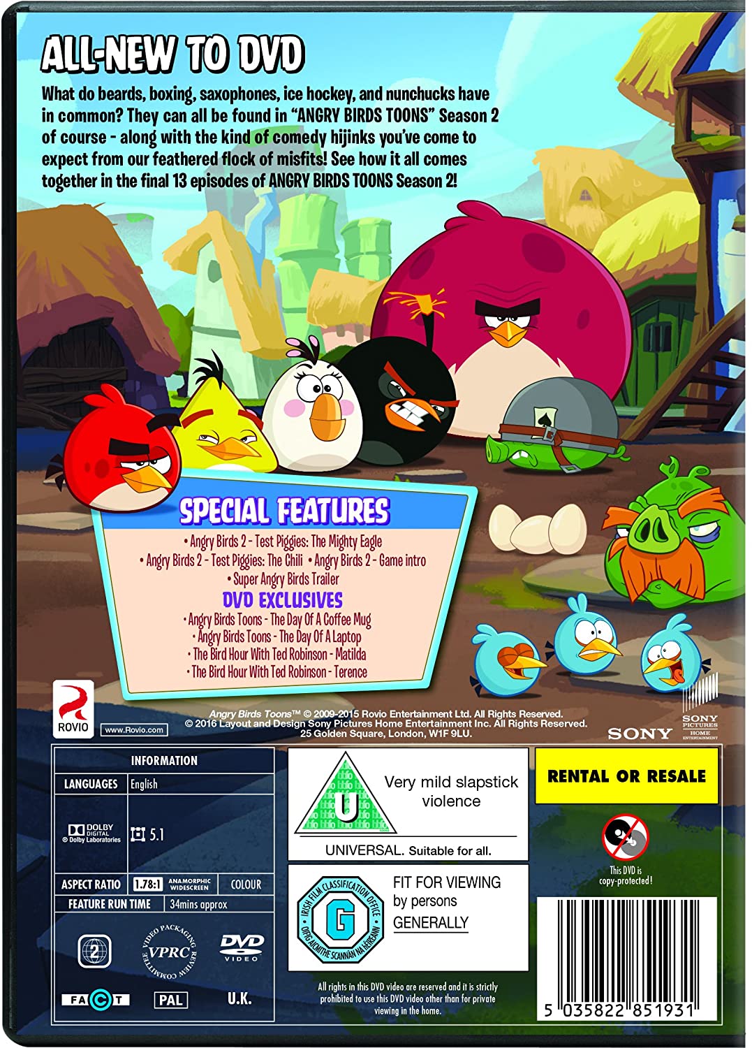 Angry Birds Toons : Saison 2 - Volume 2 [DVD]