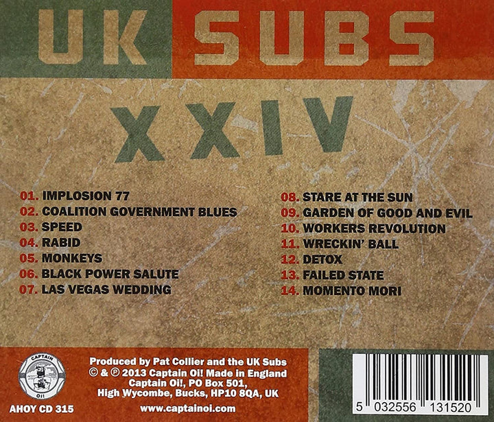 U.K. Subs - XXIV [Audio CD]