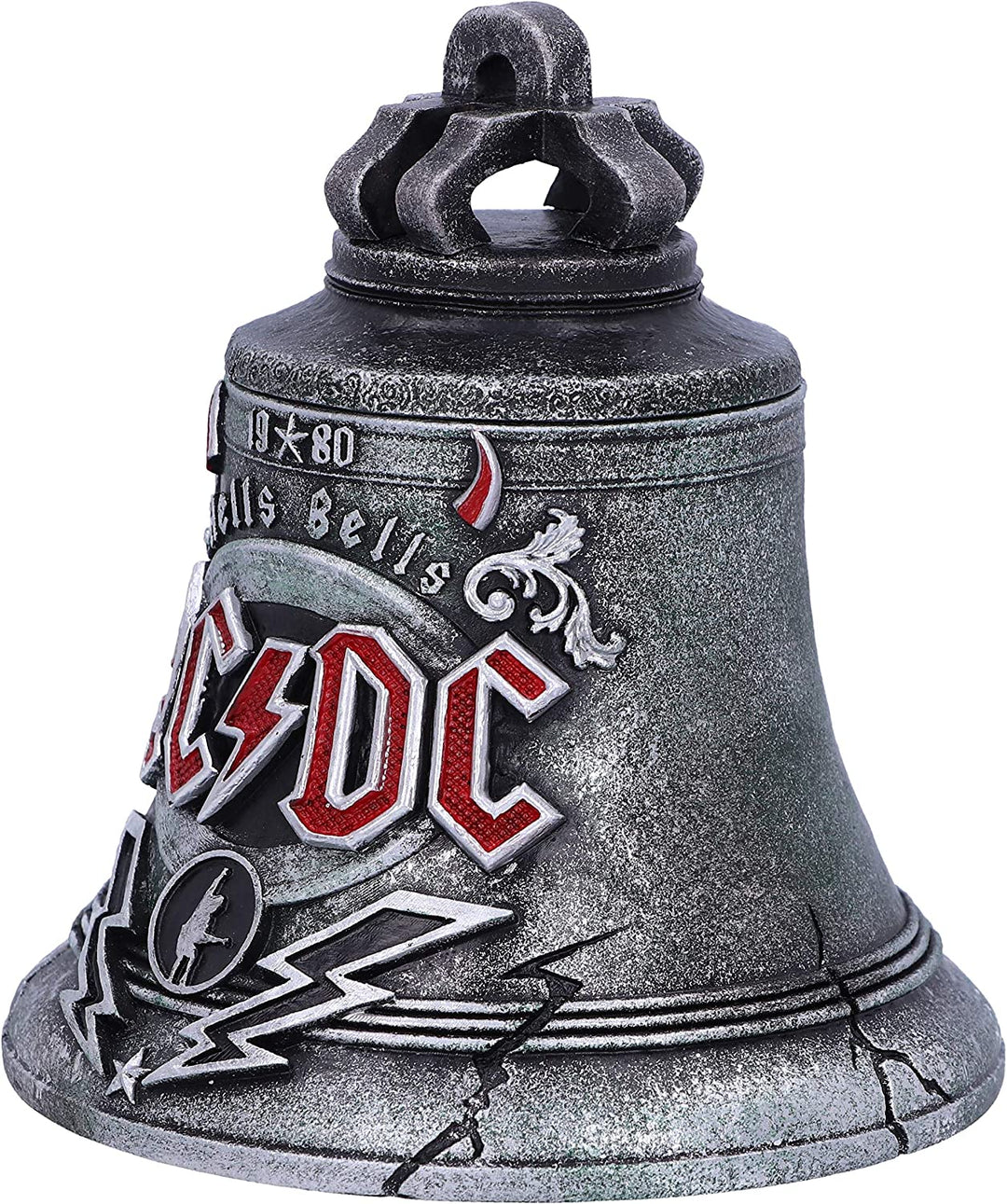 Nemesis Now Officially Licensed ACDC Hells Bells Box, Resin, Black, 13cm