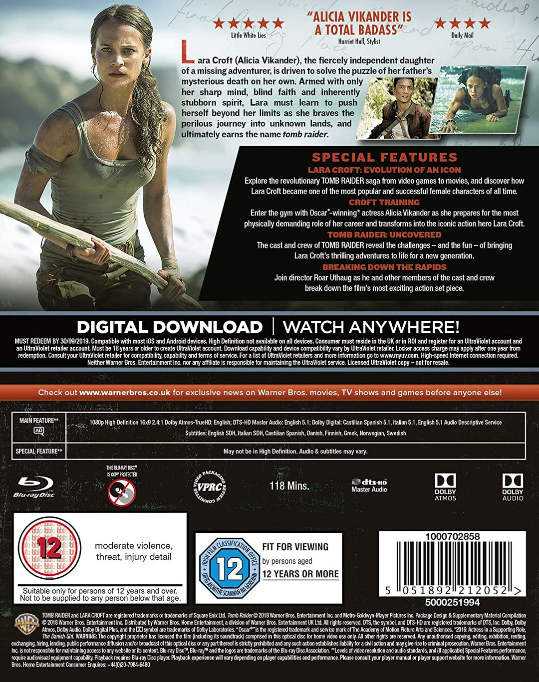 Tomb Raider -  Action [Blu-ray]