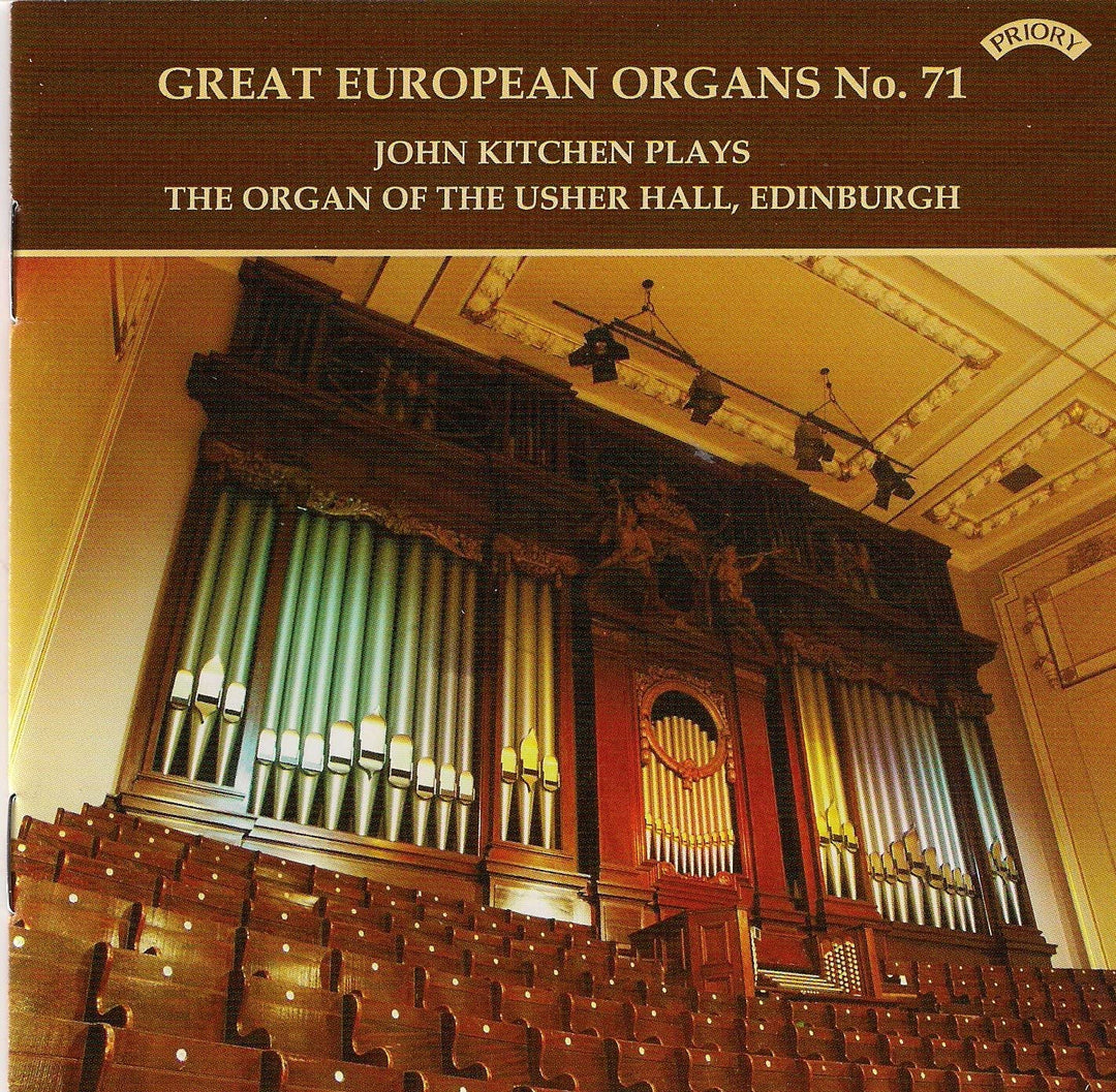 John Kitchen - Great European Organs, Vol 71/ The Organ of the Usher Hall, Edinburgh [Audio CD]