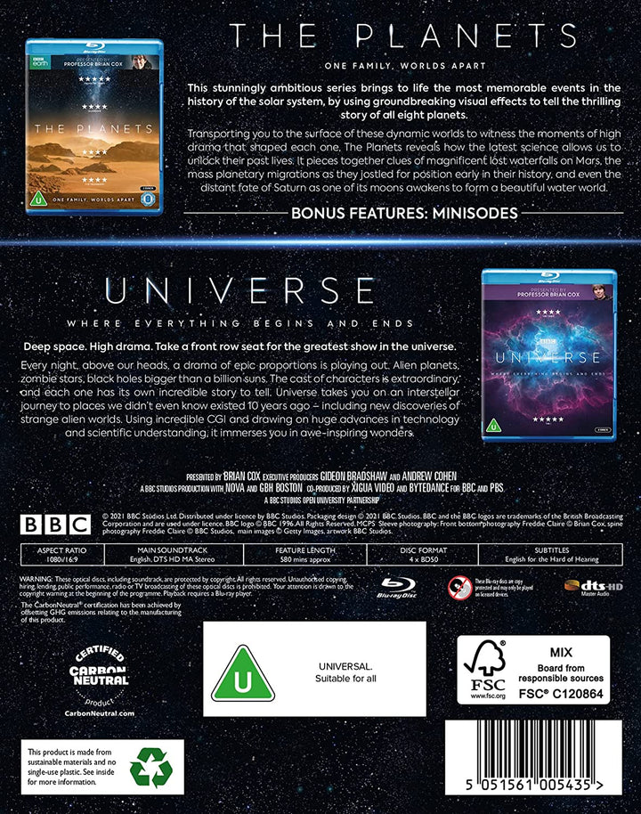 Universe & The Planets Box Set  [2021] [Blu-ray]