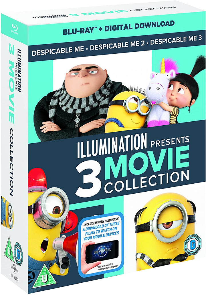 Despicable Me 1-3 Boxset - Family/Comedy [Blu-Ray]