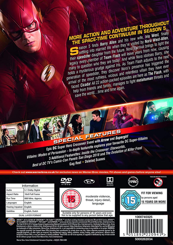 The Flash: Season 5 [2018] [2019] - Drama [DVD]