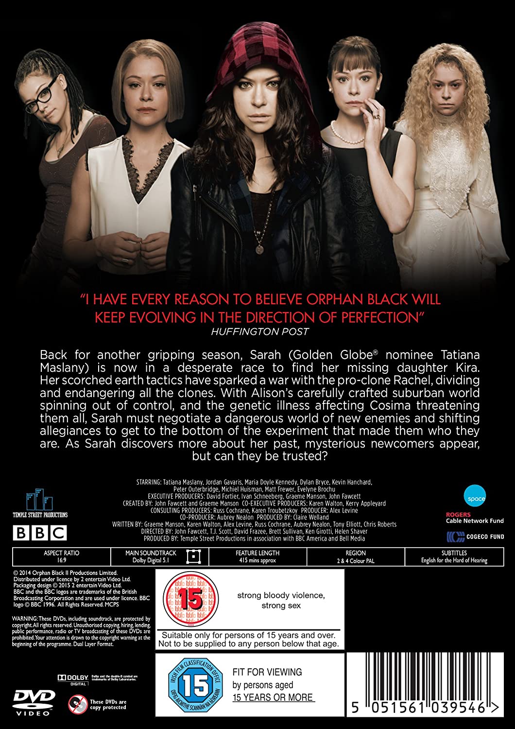 Orphan Black - Series 2 [DVD]