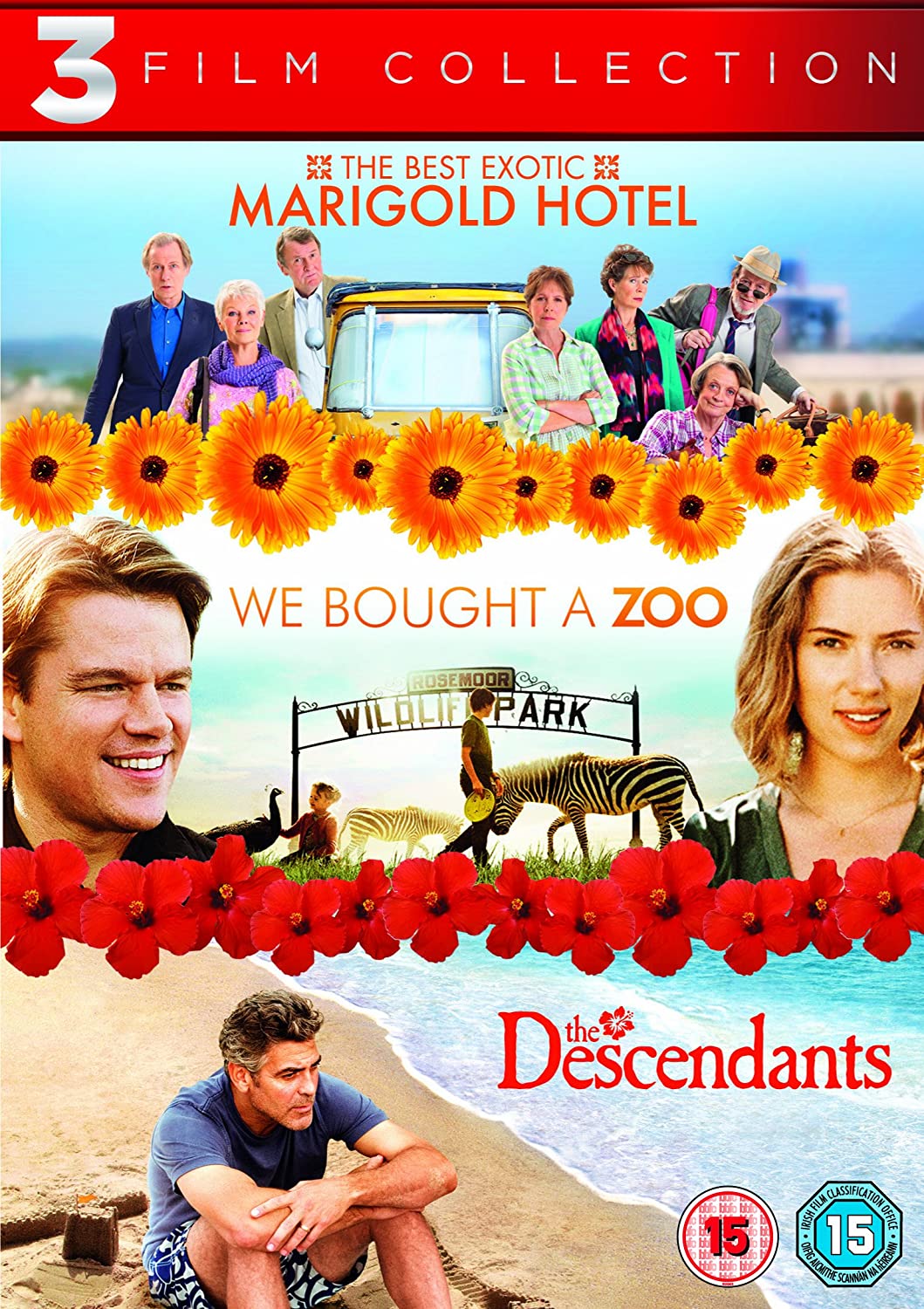 The Best Exotic Marigold Hotel / We Bought a Zoo / The Descendants Triple Pack [2012]