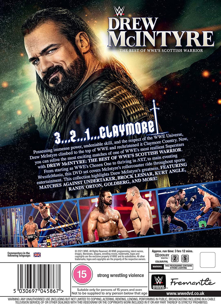 WWE: Drew McIntyre - The Best of WWE’s Scottish Warrior [2021] [DVD]