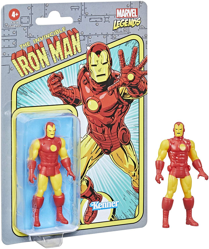 Hasbro Marvel Legends 3.75-inch Scale Retro 375 Collection Iron Man Action Figure Toy F2656