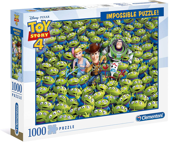 Clementoni 39499 Impossible Puzzle Disney Toy Story 4 1000 Pieces jigsaw puzzle for adults