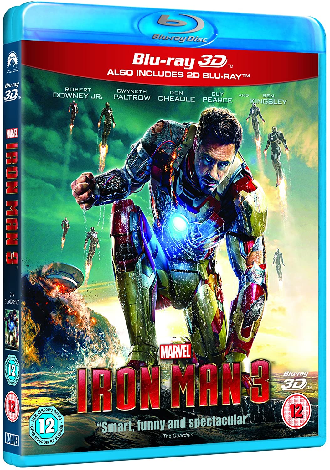 Iron Man 3 [Blu-ray 3D + Blu-ray] [Region Free]