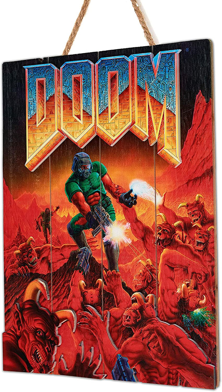 Doctor Collector DCDOOM02 Doom Classic Woodarts 3D-Limited Edition