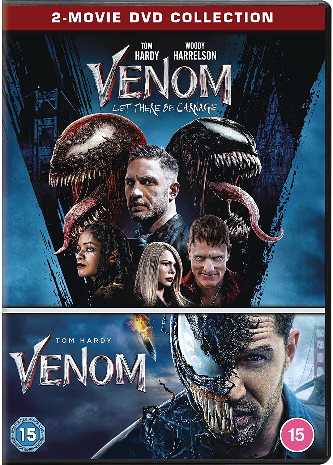 Venom 1&2: (2018) & Let There Be Carnage  [2021] [DVD]