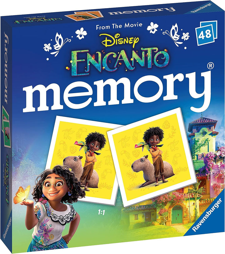 Ravensburger Disney Encanto Toys - Educational Mini Memory Game for Kids