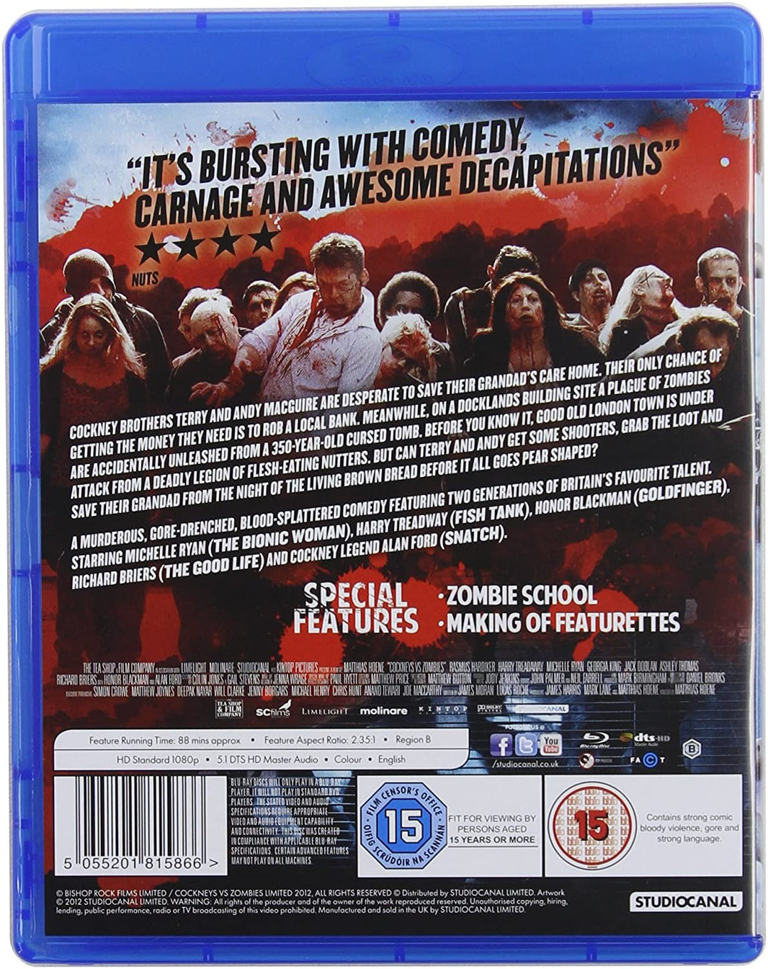 Cockneys Vs Zombies [2012] - Horror/Comedy [Blu-ray]