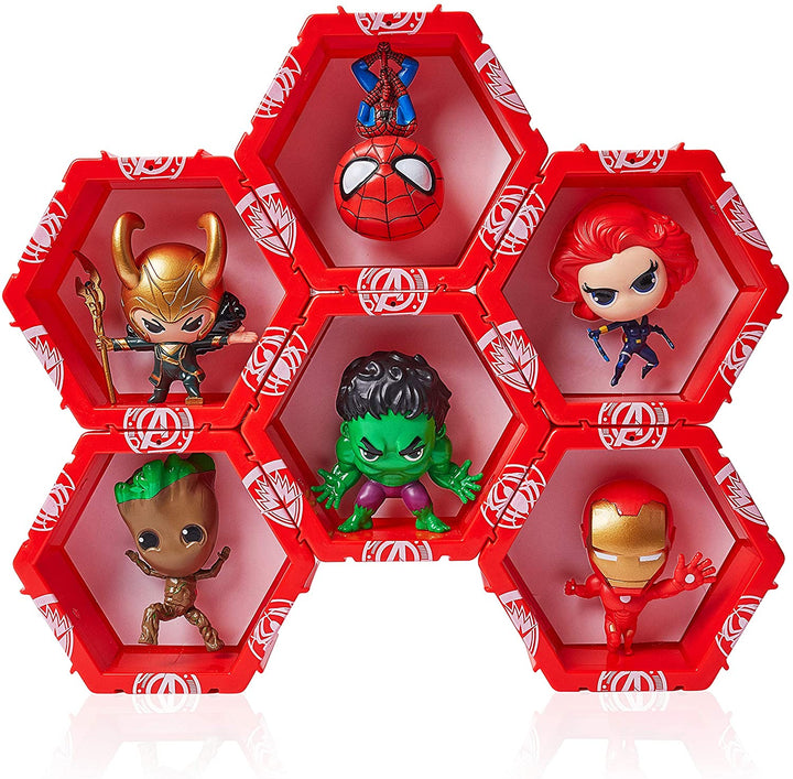 WOW! PODS Avengers Collection - Spider-Man | Superhero Light-Up Bobble-Head Figure | Official Marvel Toys, Collectables & Gifts