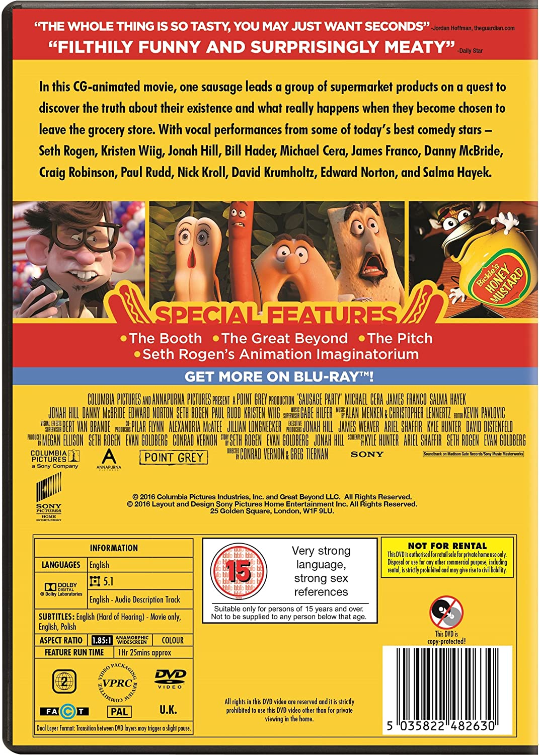 Sausage Party [DVD] [2016]