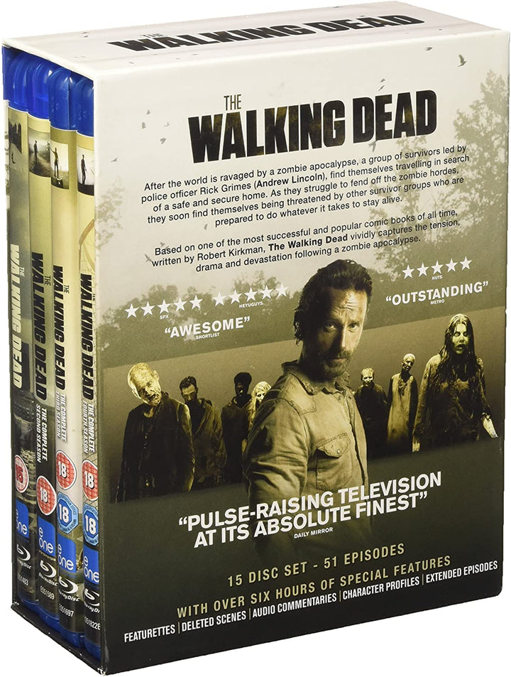 The Walking Dead - Season 1-4 [Blu-ray] [2014]