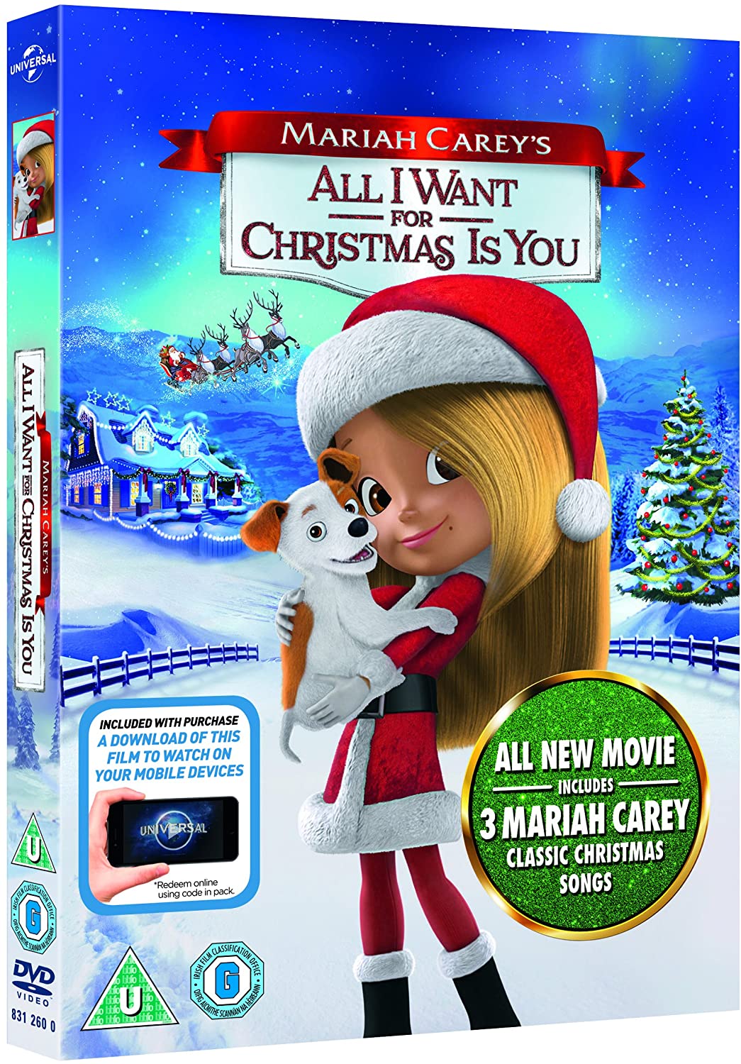 Mariah Carey's All I Want for Christmas is You [2017] - Animation [DVD]
