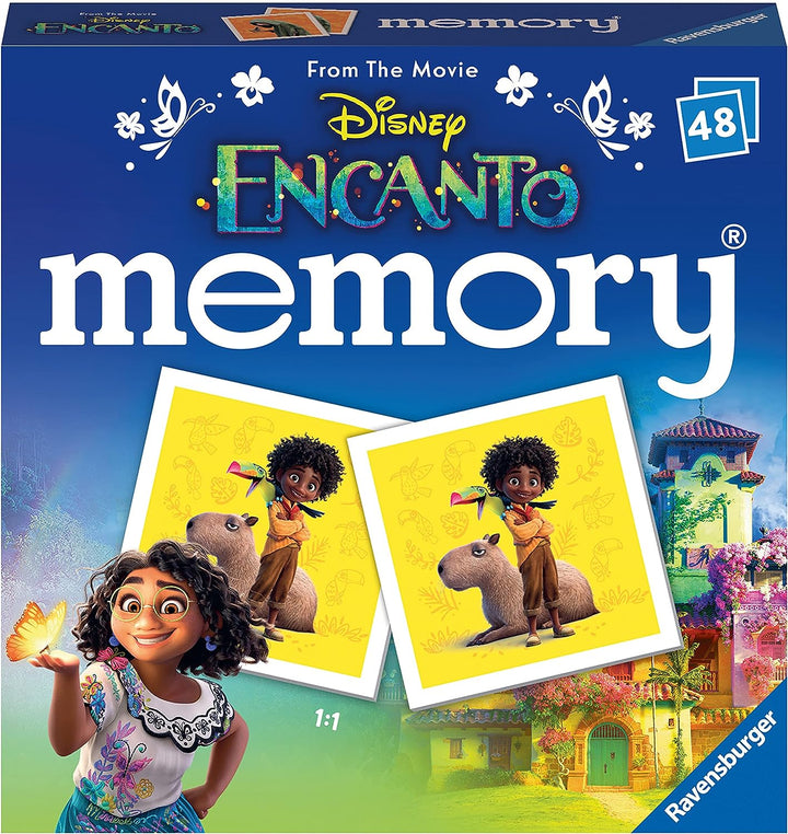 Ravensburger Disney Encanto Toys - Educational Mini Memory Game for Kids