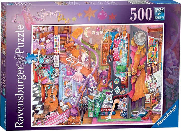 Ravensburger Student Days 500 Piece Jigsaw Puzzle for Adults and Kids