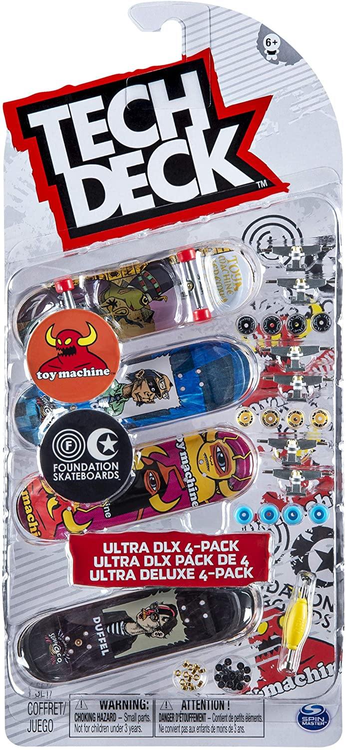 Tech Deck 96 mm Fingerboards Ultra DLX 4-Pack - Yachew