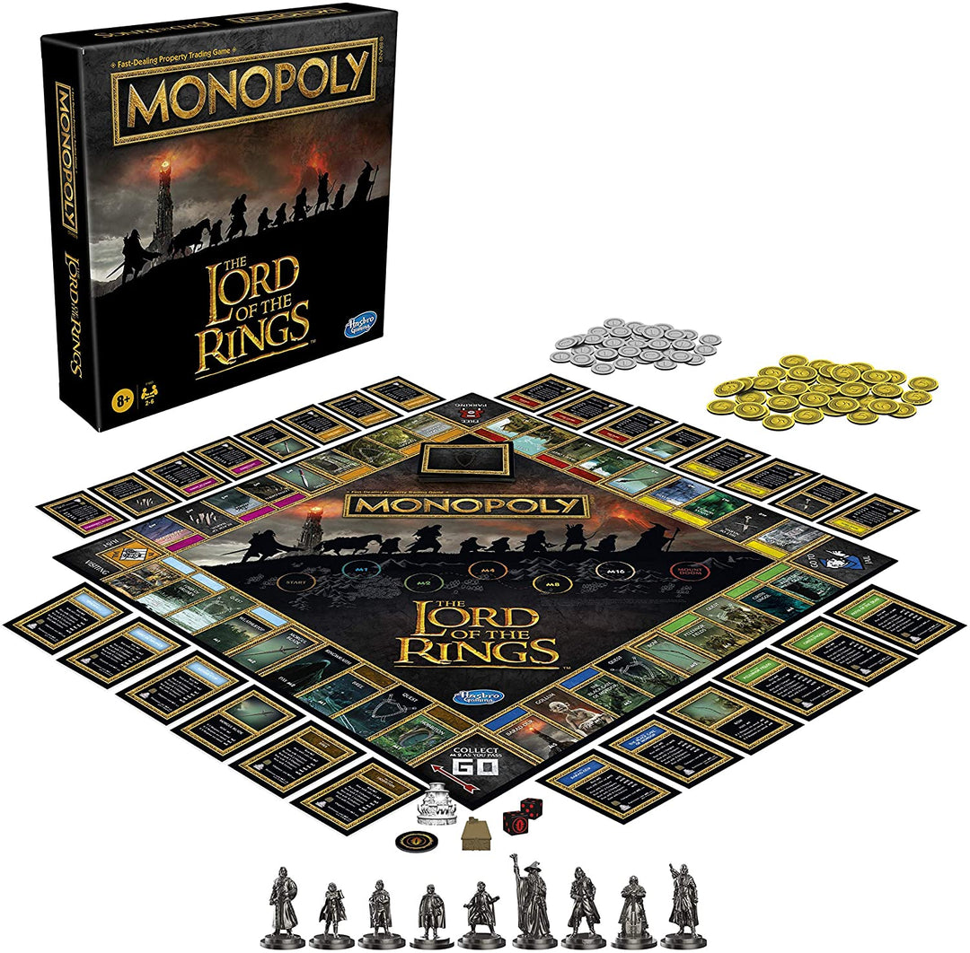 Monopoly Le Seigneur des Anneaux Edition Jeu de société inspiré de la trilogie cinématographique