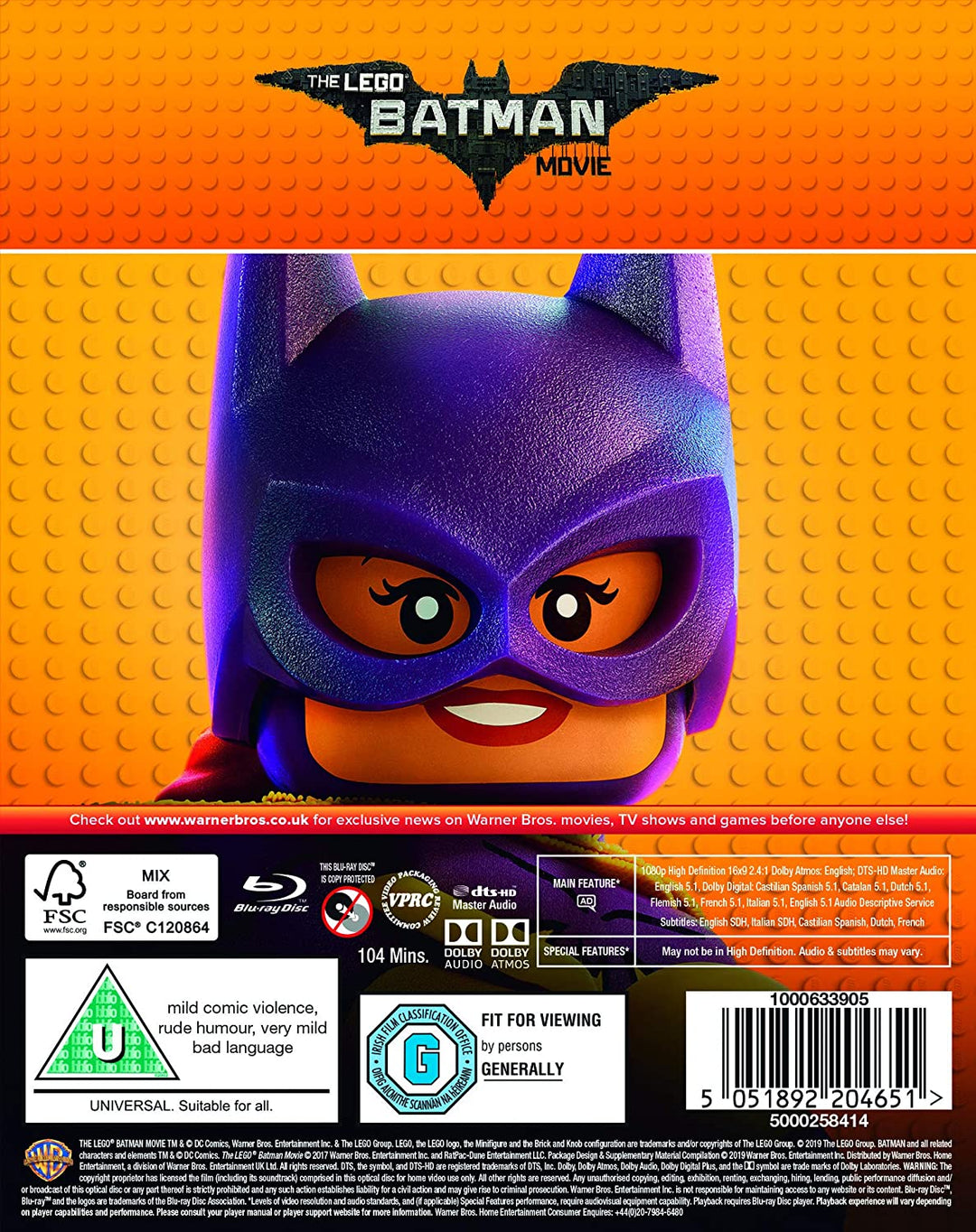 The LEGO Batman Movie [Blu-ray + Digital Download] [2017]