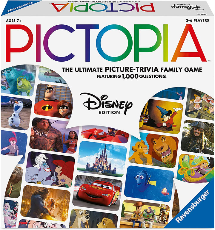 Ravensburger Disney Pictopia - Picture Trivia Board Game for Kids and Adults Age 7 Years and Up - Perfect Disney Gift