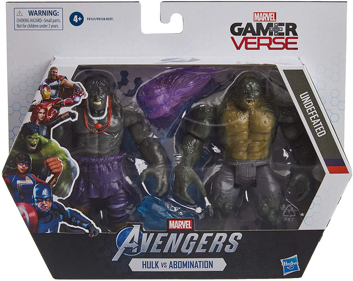 Marvel Hasbro Gamerverse 6 pouces Collection Hulk vs Abomination Figurine