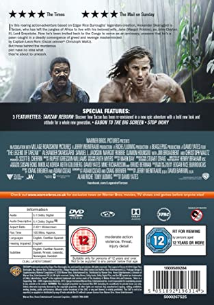 La Légende de Tarzan [DVD + Téléchargement numérique] [2016]