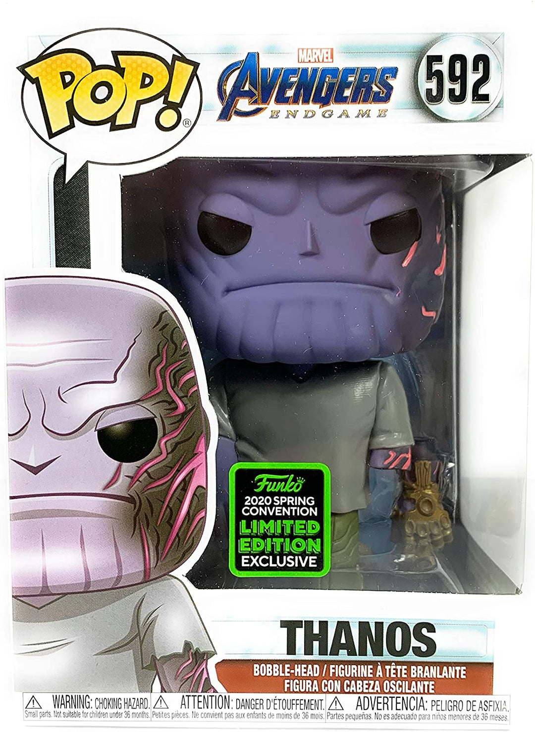 Marvel Avengers Endgame Thanos Exclusif Funko 45990 Pop! Vinyle #592