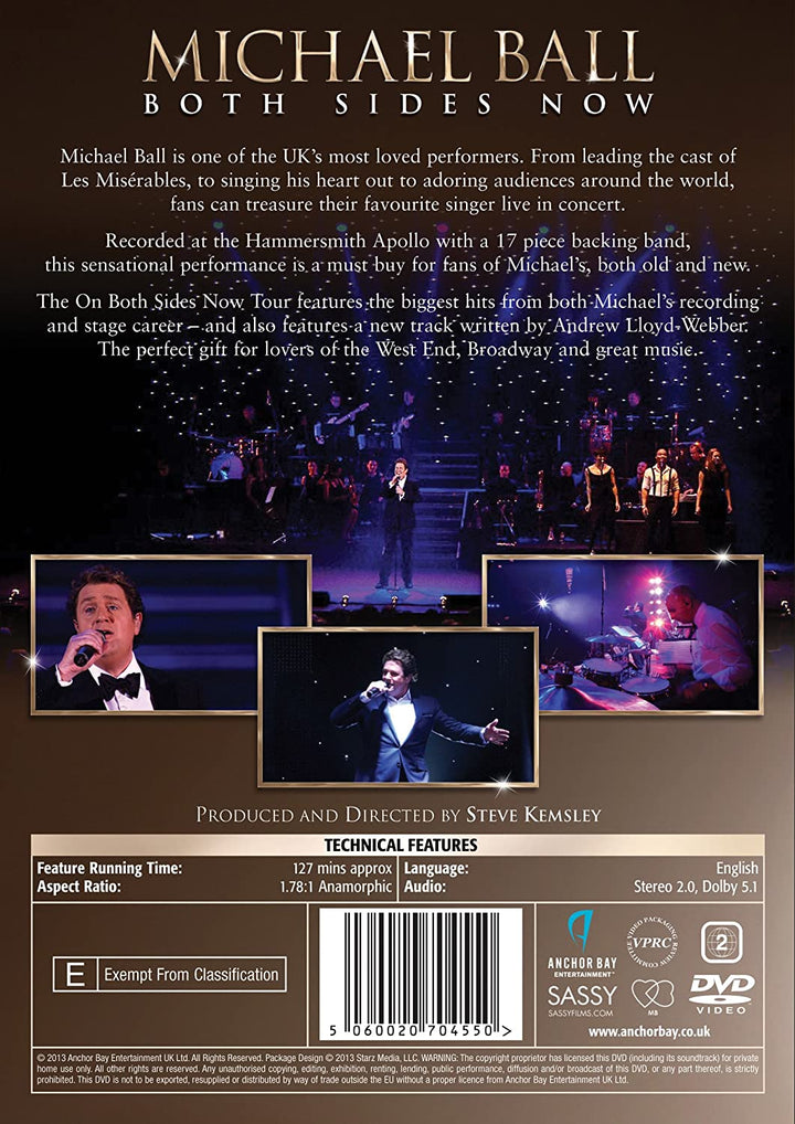 Michael Ball: Both Sides Now - Live Tour 2013 [DVD]