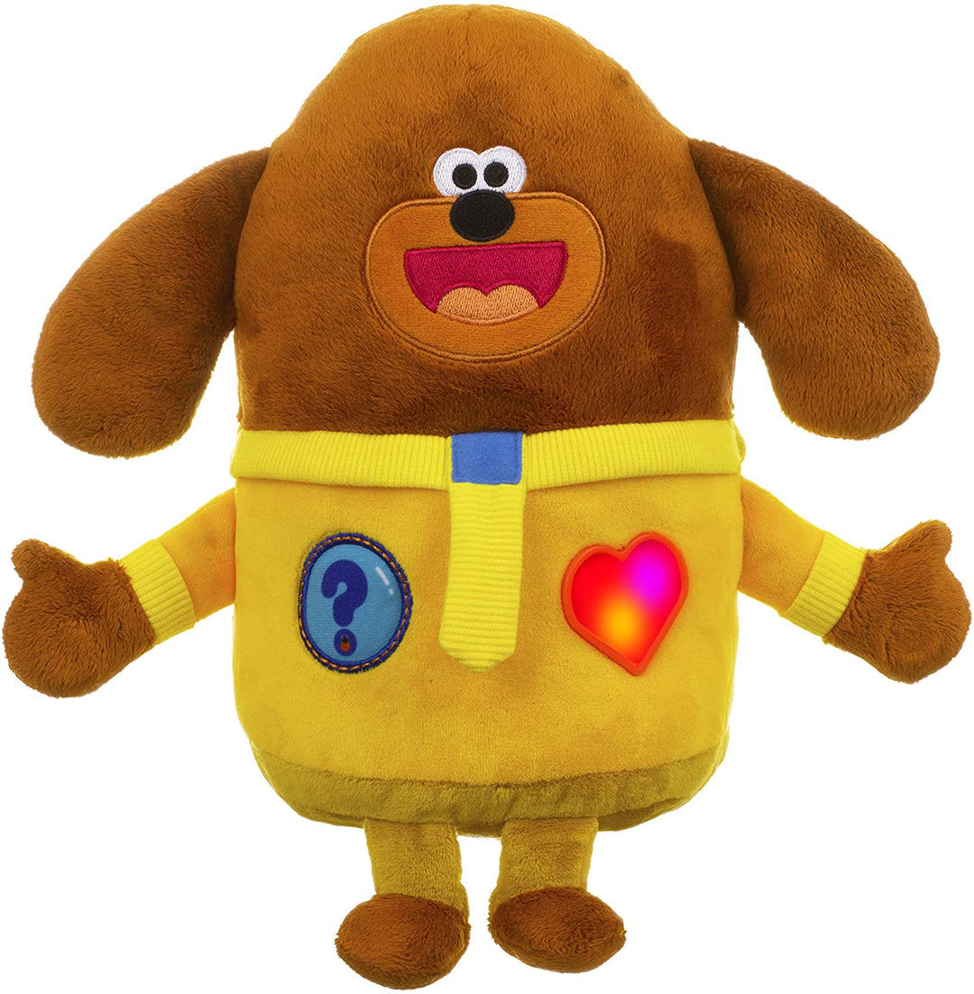 Peluche intelligente interactive Hey Duggee 3 façons de jouer à commande vocale Posez des questions Duggee Woofs ! Avec l&#39;émission de télévision, les sons s&#39;allument