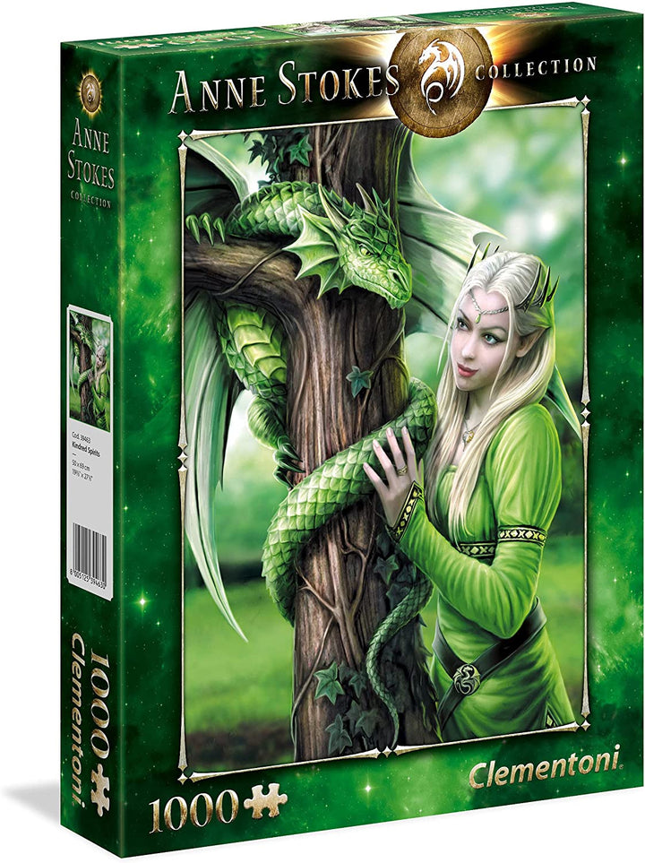 Clementoni - 39463 Anne Stokes Collection Puzzle For Adults And Children Kindred Spirits 1000 Pieces