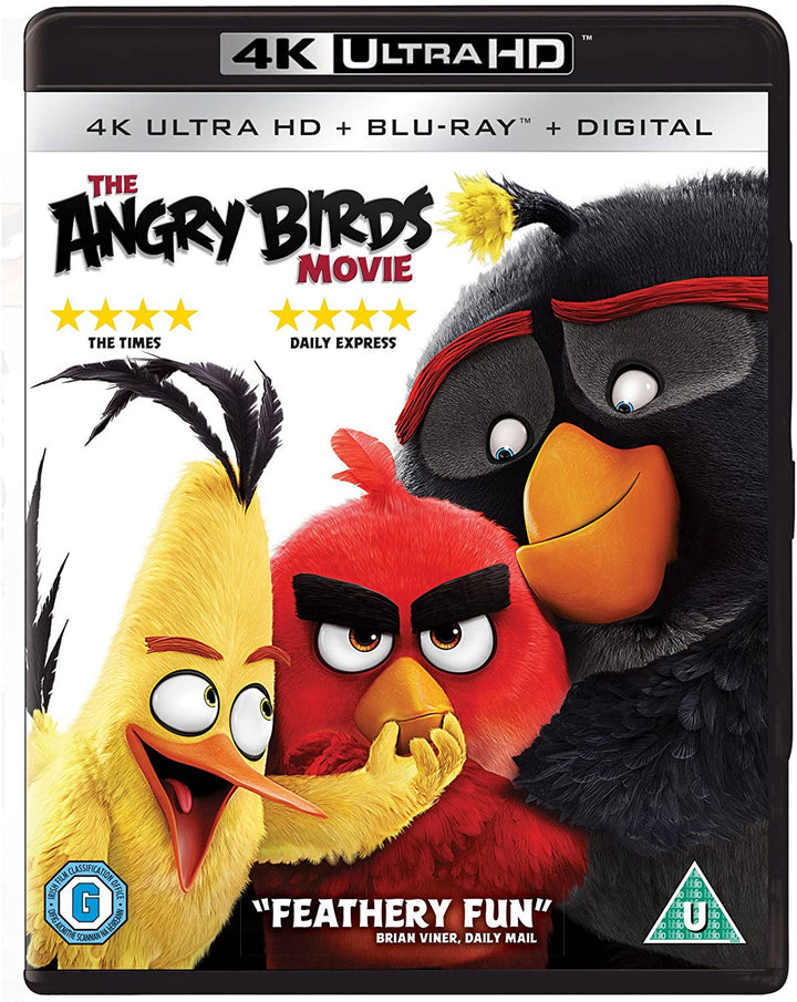 The Angry Birds Movie [4K Ultra HD] [Region Free] -  Family/Comedy [Blu-ray]