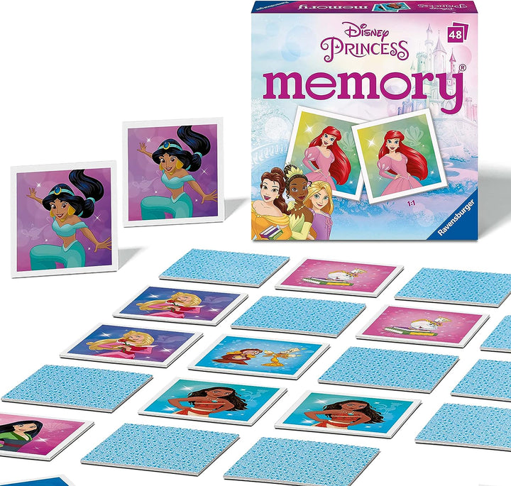 Ravensburger Disney Princess Mini Memory Game - Matching Picture Snap Pairs For Kids