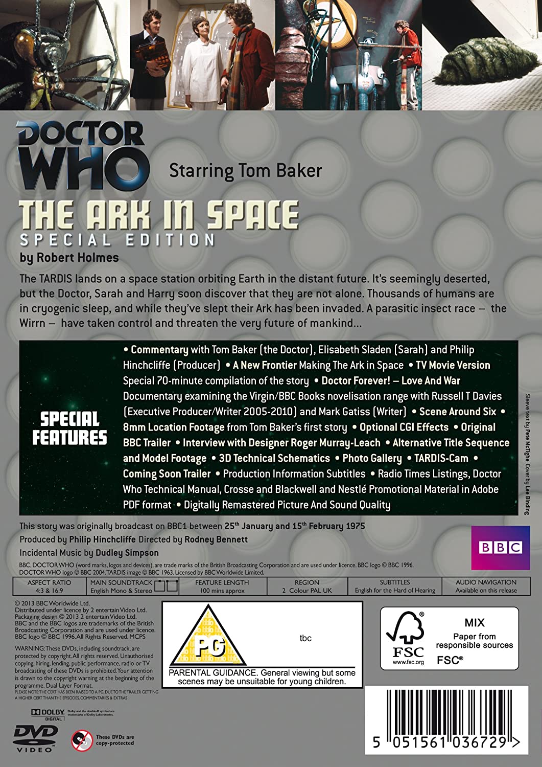 Doctor Who: The Ark In Space - Sci-fi [DVD]