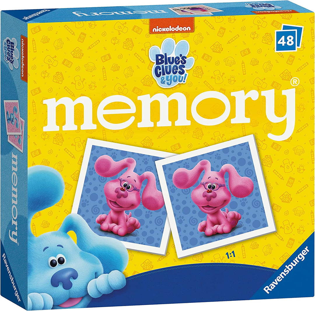 Ravensburger Blue’s Clues & You Mini Memory Game - Matching Picture Snap Pairs