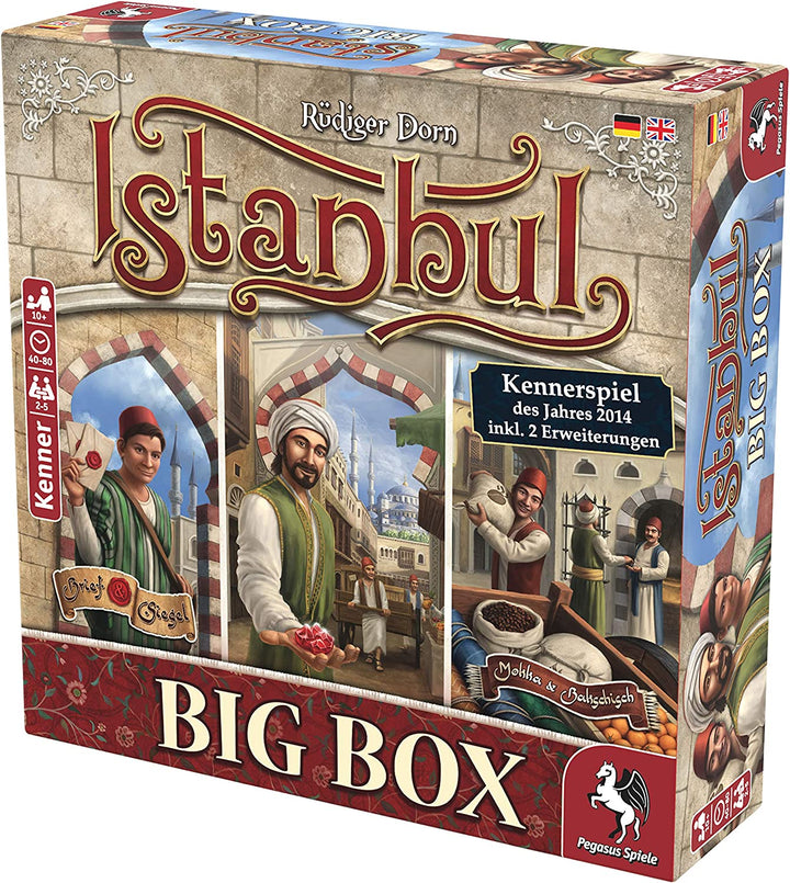 Pegasus Spiele | Istanbul Big Box | Board Game | 2 to 5 Players | Ages 10+ | 40