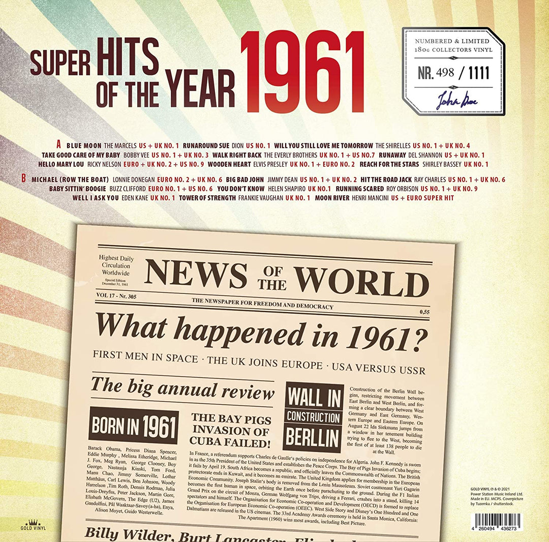 Super Hits Of The Year 1961 [Vinyl]