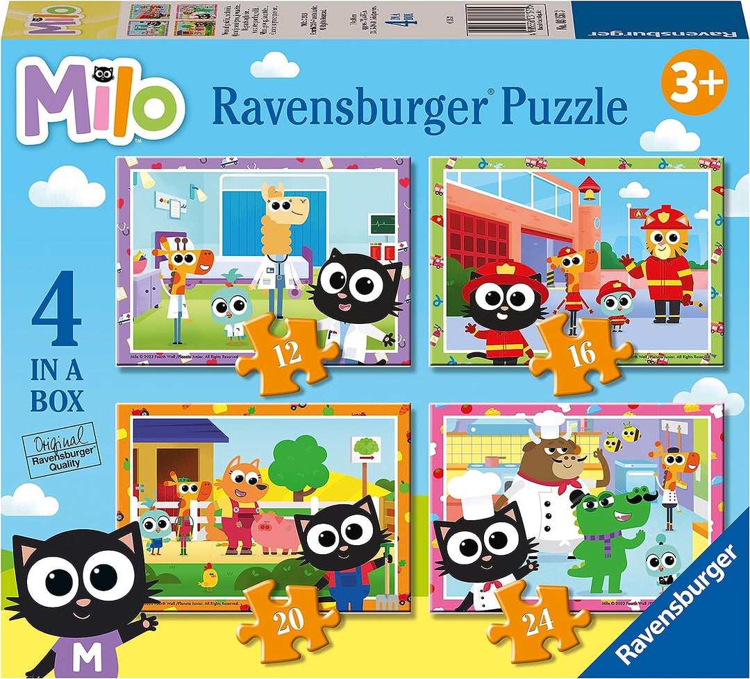 Ravensburger 3157 Milo Jigsaw Puzzles for Kids Age 3 Years Up-4 in a Box